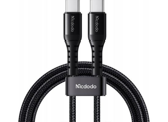 Mcdodo CA-5641 60W 3A Type-C To Type-C 1M Charging and Data Cable -Black